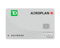 TD Aeroplan Visa Platinum Credit Card - TD Travel credit card